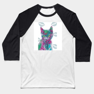 Cat blowing kiss Baseball T-Shirt